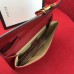 Gucci Sylvie Web Leather Small Wristlet Clutch Bag 477627 Red 2018