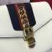 Gucci Sylvie Web Leather Small Wristlet Clutch Bag 477627 White 2018