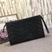 Gucci GG calfskin Clutch 448450 black  (kdl-7141)