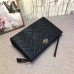 Gucci GG calfskin Clutch 448450 black  (kdl-7141)