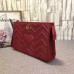 Gucci GG calfskin Clutch 448450  red (kdl-7142)