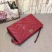 Gucci GG calfskin Clutch 448450  red (kdl-7142)