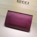 Gucci Bamboo Daily leather clutch 387220 2016 in fuchsia