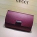 Gucci Bamboo Daily leather clutch 387220 2016 in fuchsia