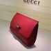 Gucci Bamboo Daily leather clutch 387220 2016 in red