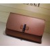 Gucci Bamboo Daily leather clutch 387220 2016 in coffee