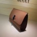 Gucci Bamboo Daily leather clutch 387220 2016 in coffee