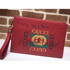 Gucci Zip Pouch Red 2018