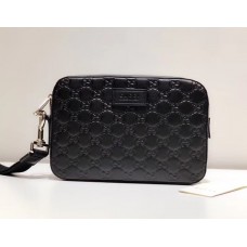 Gucci Men's Signature Clutch 495562 Black 2018