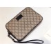 Gucci Men's GG Supreme Clutch 495562 Beige 2018