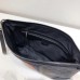 Gucci Men's GG Supreme Clutch Bag ‎523603 Black/Grey 2018