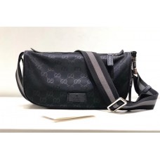 Gucci Men's GG Supreme Belt Bag 449182 Black/Grey 2018