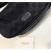 Gucci Men's GG Supreme Belt Bag 449182 Black/Grey 2018