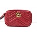 Gucci GG Marmont Matelassé Clutch 443438 Red 2018