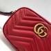 Gucci GG Marmont Matelassé Clutch 443438 Red 2018