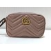 Gucci GG Marmont Matelassé Clutch 443438 Dusty Pink  2018