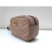 Gucci GG Marmont Matelassé Clutch 443438 Dusty Pink  2018