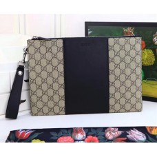 Gucci GG Supreme Pouch 495017 GG Supreme Canvas