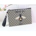 Gucci Bee Print GG Supreme Pouch 473904