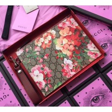 Gucci GG Blooms Pouch 411691 Pink 2018