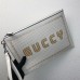 Gucci Guccy Leather Pouch ‎510489 White/Gold 2018