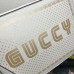 Gucci Guccy Leather Pouch ‎510489 White/Gold 2018