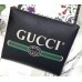 Gucci Print Leather Medium Portfolio 500981 Black 2018