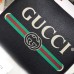 Gucci Print Leather Medium Portfolio 500981 Black 2018