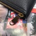 Gucci Print Leather Medium Portfolio 500981 Black 2018