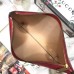Gucci Print Leather Medium Portfolio 500981 Red 2018
