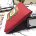 Gucci Print Leather Medium Portfolio 500981 Red 2018