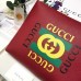 Gucci Print Leather Medium Portfolio 500981 Red 2018