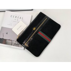 Gucci Ophidia Suede Pouch 517551 Black 2018