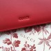 Gucci leather studded pouch 427003 red