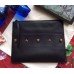 Gucci leather studded pouch 427003 black