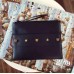 Gucci leather studded pouch 427003 black