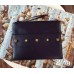 Gucci leather studded pouch 427003 black