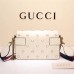 GUCCI BROADWAY LEATHER CLUTCH WITH PEARS 453778 2017 WHITE