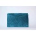 Gucci GG Marmont Velvet Clutch ‎498079 Petrol Blue 2018