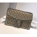 Gucci Dionysus GG Small Crystal Shoulder Bag 400249 Grey 2018