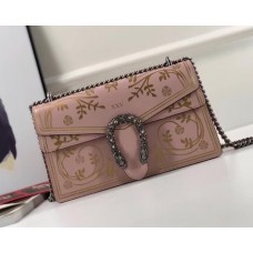 Gucci Dionysus Small Printed Shoulder Bag 400249 Pink 2018