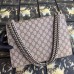 Gucci Dionysus GG Snakeskin Medium Shoulder Bag with Appliqué 400235 2018