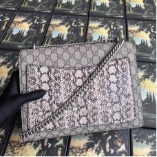 Gucci Dionysus GG Snakeskin Medium Shoulder Bag with Phoenix Appliqué 403348 2018