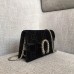 Gucci Dionysus GG Velvet Super Mini Bag 476432 Black 2018