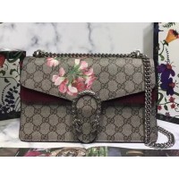 Gucci Dionysus Small GG Supreme Blooms Shoulder Bag ‎400249 2018
