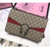 Gucci Dionysus Small GG Supreme Shoulder Bag 400249 Red 2018