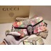 Gucci Dionysus Geranium GG Supreme Chain Wallet In Red