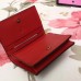 Gucci Queen Margaret Leather Card Case 476072 Blue/Red 2018
