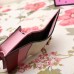 Gucci Queen Margaret Leather Card Case 476072 Pink 2018
