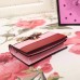 Gucci Queen Margaret Leather Card Case 476072 Pink 2018